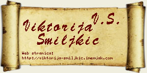 Viktorija Smiljkić vizit kartica